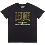 T-shirt Korte Mouw Leone 1947 Boy Short Sleeves Neon