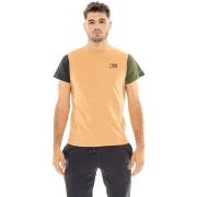 T-shirt Korte Mouw Leone 1947 Man Short Sleeves Color Block