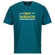 T-shirt Korte Mouw New Balance LINEAR LINES T-SHIRT