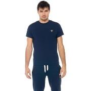 T-shirt Korte Mouw Leone 1947 Man Short Sleeves Patch