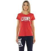 T-shirt Korte Mouw Leone 1947 Woman Short Sleeves Team Line