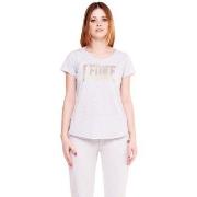T-shirt Korte Mouw Leone 1947 Woman Short Sleeves Gold Silver