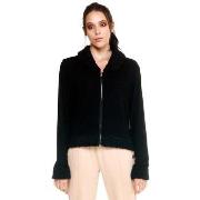 Fleece Jack Leone 1947 Woman Crop Hoody Full Zip Chic Boxing