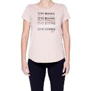 T-shirt Korte Mouw Leone 1947 Woman Short Sleeves Chic Boxing