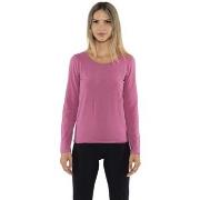 T-Shirt Lange Mouw Leone 1947 Woman Long Sleeves Never Without