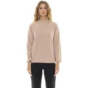 Sweater Leone 1947 Woman Rib High Collar Relaxed