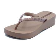 Teenslippers Ipanema 83386 Mesh Chic Plat Fem Brown