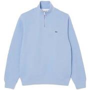 Sweater Lacoste Zip-Up High Neck Interlock Sweatshirt Light Blue