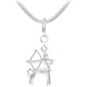 Collier Sc Crystal SN016+CH0354-ARGENT