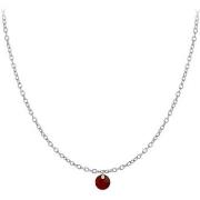 Collier Sc Crystal B2382-ARGENT-10001-ROUGE
