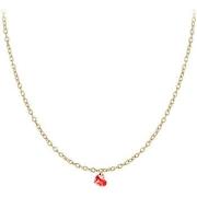 Collier Sc Crystal B2382-DORE-10004-ROUGE
