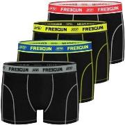 Boxers Freegun Lot de 4 Boxers homme Aktiv Sport Fluo