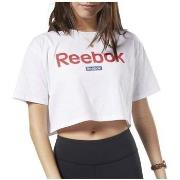 T-shirt Reebok Sport Linear Logo Crop Tee