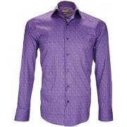 Chemise Emporio Balzani chemise stretch benedetto violet