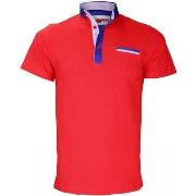 Polo Andrew Mc Allister polo col boutonnee studland rouge