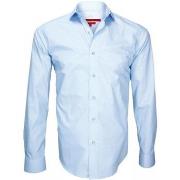 Chemise Andrew Mc Allister chemise double fil 120/2 luxury bleu