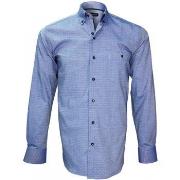 Chemise Emporio Balzani chemise tissu oxford batistini bleu