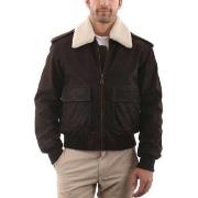 Veste Giorgio Pilote SKIP Marron col Blanc