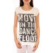 T-shirt L'atelier Du Marais T-shirt Atelier du Marais DANCEFLOOR Blanc