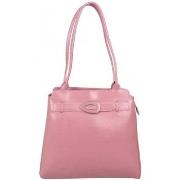 Sac à main Patrick Blanc Sac cuir lisse boucle vieux rose