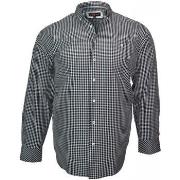 Chemise Doublissimo chemise a carreaux quadro noir