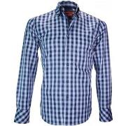 Chemise Andrew Mc Allister chemise double col cardiff bleu