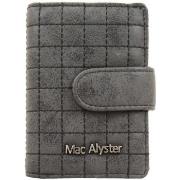 Porte-monnaie Mac Alyster Porte cartes 726 Mellow RFID surpiqué - Noir