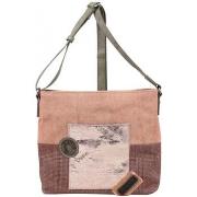 Sac Bandouliere Patrick Blanc Sac seau toile déco métallisée - Rose