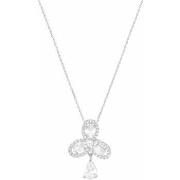 Collier Orusbijoux Collier Argent Goutte De Cristal Blanc