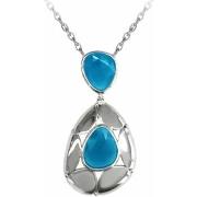 Collier Orusbijoux Collier Argent Collection Colors Cristal Argent Et ...