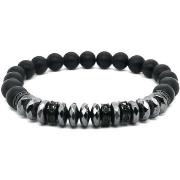 Bracelets Lauren Steven Bracelet perles noires