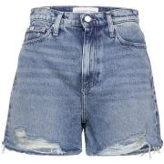Short Calvin Klein Jeans Short Femme Ref 55689 Bleu