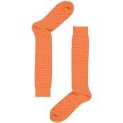 Chaussettes Red Sox Chaussettes longues en laine orange RSX63458G