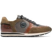 Baskets basses Redskins STITCH 2 KAKI+COGNAC+GRIS+NOIR