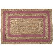 Tapis Stof Tapis en jute modèle berry 60 x 90 cm grenache