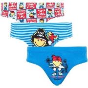 Boxers Pomm'poire Lot de 3 slips Boy Little Pirate by Smiley