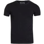 T-shirt Garage T-shirt Stretch Basique Col-V Noir