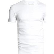 T-shirt Garage Basique Col-V Blanc