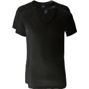 T-shirt Alan Red T-Shirt Dean Col-V (Lot de 2) Noir