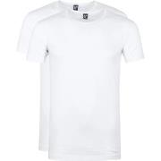 T-shirt Alan Red T-Shirts Ottawa Stretch Blanc (Lot de 2)