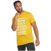 T-shirt adidas TEE-SHIRT M C90 BRD - ACTGOL/WHITE - M