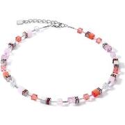 Collier Coeur De Lion Collier Geocube Joyful Colours Rouge