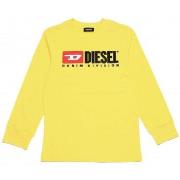 T-shirt enfant Diesel Tee-shirt junior jaune manche longue - 10 ANS