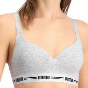 Brassières Puma Brassière coquée Femme ICONICN TOP Souris chiné