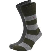 Socquettes Tommy Hilfiger Chaussettes 2 Paires Rugby Gris