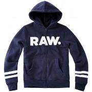 Pull enfant G-Star Raw Sweat junior GSTAR Raw Zipé bleu marine