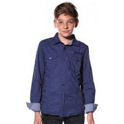 Chemise enfant Deeluxe Chemise junior SPARODRY grise ou bleu