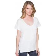 Debardeur Deeluxe T-shirt Femme Amy Blanc -