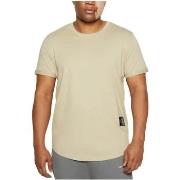 T-shirt Calvin Klein Jeans T Shirt Homme Ref 57182 RB8 Sable