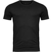 T-shirt Mey T-shirt Col Rond Coton Dry Noir